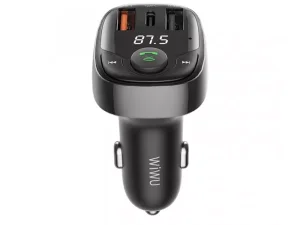 شارژر فندکی فست شارژ با قابلیت پخش موسیقی و مکالمه ویوو مدل PC600