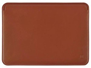 کاور مک بوک پرو 14.2 اینچ ویوو مدل Leather Sleeve Skin Pro Platinum