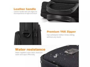 کیف دوشی ضدآب آیپد 12.9 اینچ ویوو مدل Alpha Vertical Layer Bag