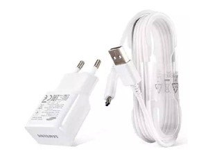 شارژر دیواری اورجینال سامسونگ مدل Samsung Fast Charging With Micro USB Cable 15W بهمراه  کابل میکرو یو اس بی