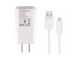 شارژر دیواری اصلی ال جی مدل MCS-04 بهمراه  کابل میکرو یو اس بی