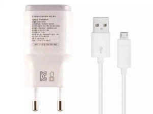 شارژر دیواری اصلی ال جی مدل MCS-04 بهمراه  کابل میکرو یو اس بی