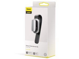 گیره نگهدارنده عینک داخل خودرو بیسوس مدل  Platinum Vehicle Eyewear Clip Clamping Type ACYJN-B0S