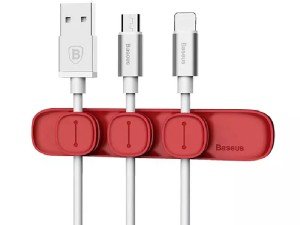 گیره نگهدارنده کابل شارژ بیسوس مدل Peas Cable Clip ACWDJ-03