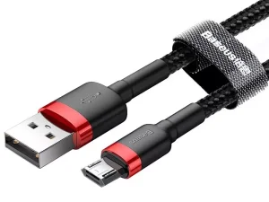 کابل تبدیل USB به MicroUSB بیسوس مدل Cafule Cable CAMKLF-CG1 به طول 2 متر