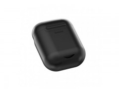 کاور سیلیکونی ایرپاد با قابلیت شارژ وایرلس بیسوس مدل Wireless Charger for Airpods