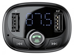 شارژر فندکی و پخش کننده بلوتوث بیسوس مدل T Type Bluetooth MP3 Charger CCALL-TM01
