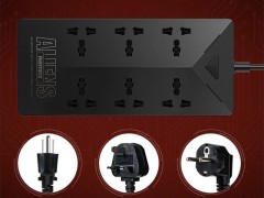 چند راهی برق و هاب USB ریمکس مدل RU-S4