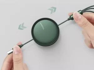 کابل قرقره‌ای فست شارژ سه سر مک دودو مدل CA-725 3in1 Retractable Charging Cable 1.2M