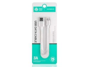 کابل شارژ کوتاه فست شارژ تایپ سی مدل Sunu Type-C Cable 25cm