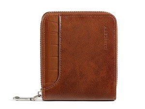 کیف پول مردانه کوچک زیپ دار سانی ستی SUNICETY S3123 men's PU short business zipper wallet