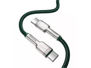 کابل فست شارژ دو سر تایپ سی بیسوس مدل Cafule Series Metal Data Cable Type-C to Type-C 100W 1m CATJK-C06