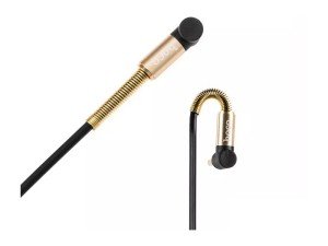 کابل  AUX میکروفون دار هوکو  مدل UPA02 Spring 3.5 mm Stereo With Controls Aux