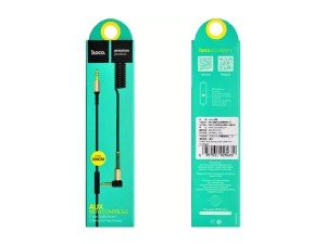 کابل  AUX میکروفون دار هوکو  مدل UPA02 Spring 3.5 mm Stereo With Controls Aux