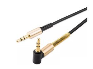کابل  AUX میکروفون دار هوکو  مدل UPA02 Spring 3.5 mm Stereo With Controls Aux