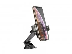 پایه نگهدارنده و شارژر وایرلس گوشی موبایل بیسوس مدل  Smart Vehicle Bracket Wireless Charger (Adsorption