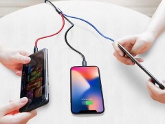 کابل تبدیل USB به لایتنینگ/MicroUSB/USB-C بیسوس مدل MVP 3-in-1 به طول 1.2 متر