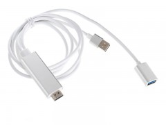 کابل تبدیل USB به HDMI مدل 3in1 HDTV