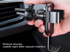 پایه نگهدارنده گوشی موبایل باسئوس مدل Metal Age Gravity Car Mount