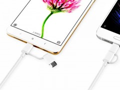 کابل تبدیل USB به microUSB/USB-C زد ام آی مدل AL511 به طول 0.30 متر