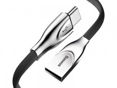 کابل شارژ و انتقال داده تایپ سی بیسوس مدل Zinc Alloy Cable بطول 1 متر