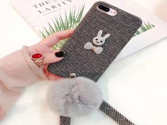 کاور گربه نگین دار پارچه ایی مناسب برای گوشی آیفون 6plus