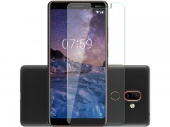 محافظ صفحه نمايش شيشه ای مدل Tempered مناسب برای گوشی موبايل نوکیا 7plus