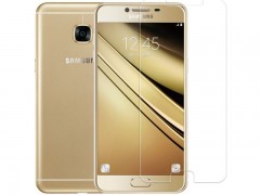 محافظ صفحه نمايش شيشه ای مدل Tempered مناسب برای گوشی موبايل سامسونگ Galaxy C7