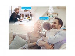 لامپ هوشمند و دوربین تحت شبکه 360Eye S مدل VR bulb Panoramic Wi-Fi camera