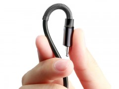 کابل تبدیل USB به لایتنینگ بیسوس مدل Double Spring Data Cable
