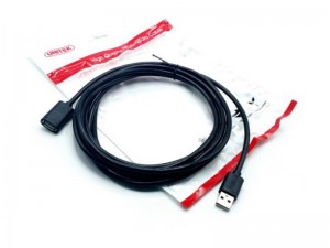کابل افزایش طول USB 2.0 یونیتک مدل Y-C417GBK به طول 3 متر