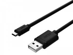 کابل شارژ و انتقال داده USB به microUSB یونیتک مدل Y-C455GBK به طول 2 متر