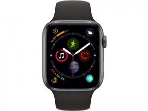 ساعت هوشمند اپل واچ سری 4 مدل 44mm Space Gray Aluminum Case with Black Sport Band