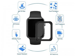 محافظ صفحه نمایش اپل واچ سری 4 کوتچی مدل Coteetci 4D Glass Apple Watch 44mm