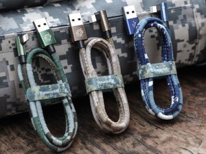 کابل چریکی لایتنینگ مخصوص بازی بیسوس مدل Camouflage به طول 2 متر