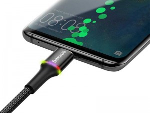 کابل فست شارژ تایپ سی بیسوس مدل Halo Data Cable به طول 0.5 متر