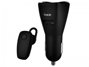 هندزفری بی سیم هویت مدل HV-H965BT همراه با شارژر فندکی