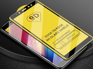 محافظ صفحه نمايش مدل 9D مناسب برای گوشی موبايل سامسونگ +A8