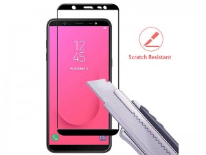 محافظ صفحه نمايش مدل 9D مناسب برای گوشی موبايل سامسونگ A6 Plus