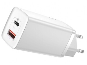 شارژر دیواری فست بیسوس Baseus GaN2 Lite Quick ChargerC+U 65W CCGAN65UE