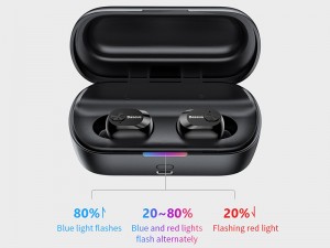 هندزفری بی سیم بیسوس مدل True Wireless Earphones W01