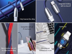 کابل لایتنینگ بیسوس مدل Torch Series Cable به طول 1 متر