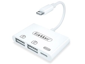 مبدل OTG به لایتنینگ و شارژر ارلدام مدل  OT44 Lighting To OTG + Charging Adapter
