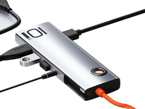 هاب تایپ سی  10 پورت راک  مدل TR30-Hub type C 10 port