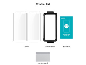 محافظ صفحه نمایش نیلکین مدل  Impact Resistant Curved Film  مناسب برای گوشی  سامسونگ گلگسی S24 ULTRA (پک دو عددی)