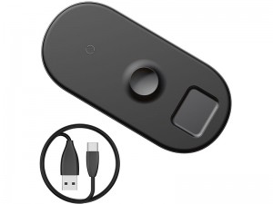 شارژر بی سیم سه کاره بیسوس مدل Smart 3in1 Wireless Charger