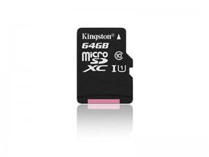 کارت حافظه MicroSDHC کینگستون کلاس 10 همراه با آداپتور SD ظرفیت 64 گیگابایت