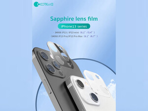 محافظ لنز دوربین آیفون 13 و آیفون 13 مینی کوتتسی Coteetci sapphire lens film iphone 13/13mini 34006-BK