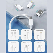جعبه نگه داری کابل و مبدل 8 کاره کوتچی مدل Coteci 8-in-1 Data Cable Storage Box 87702