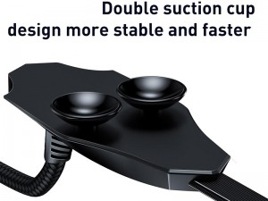 کابل تبدیل USB به Lightning بیسوس مدل Stylish Colorful Sucker CALXA-A01 همراه با پد چسبنده